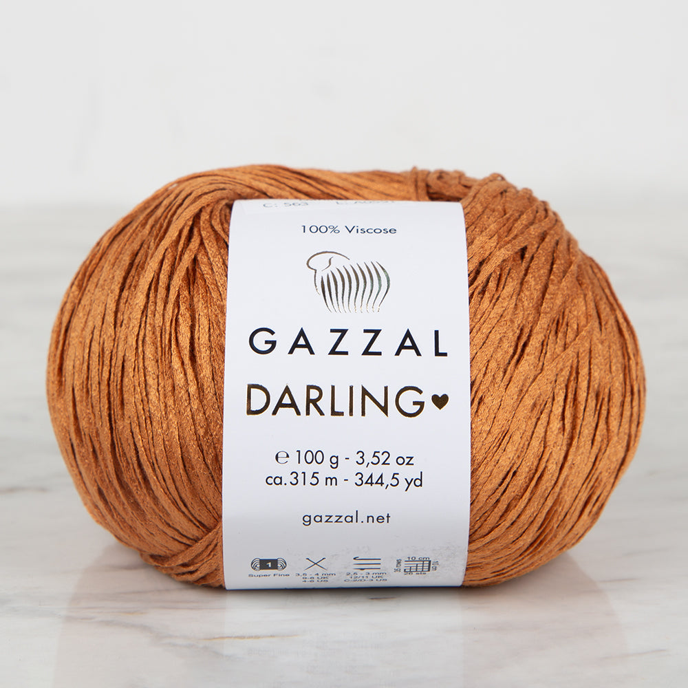Gazzal Darling El Örgü İpi Tarçın - 563